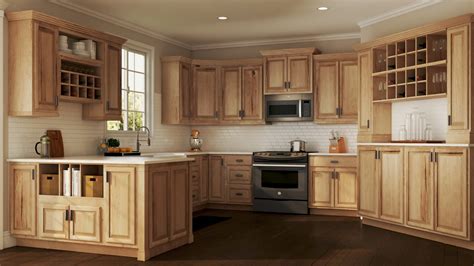 hickory cabinets and stainless steel|hickory cabinets at home depot.